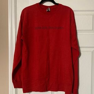 ⭐️⭐️ Vintage SVSU Red Long Sleeve University Living Center Shirt - size XL